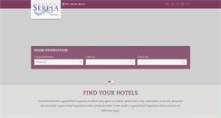 Desktop Screenshot of grandserela.com